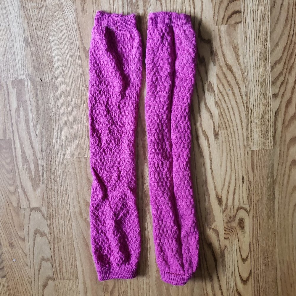 Hot Pink Soft Leg Warmers
